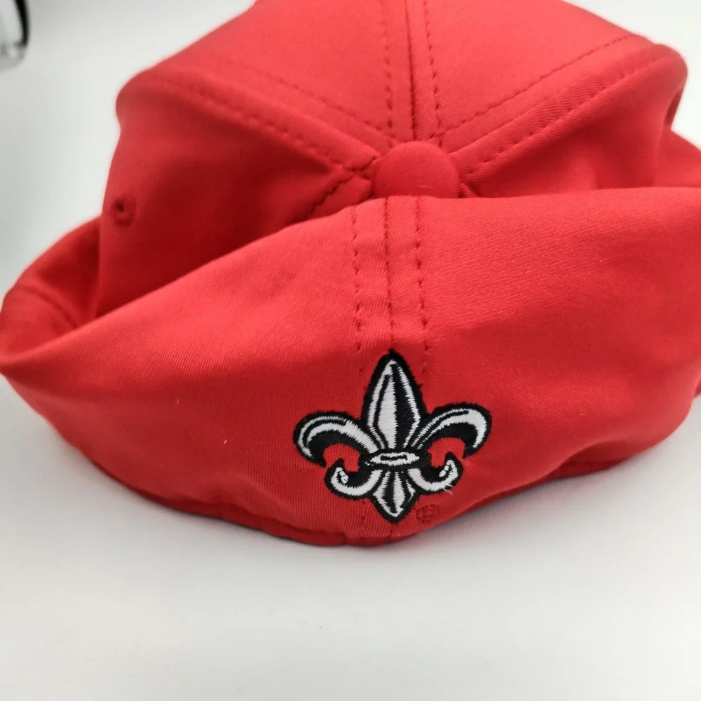 Top of the World UL Lafayette Ragin Cajuns Hat Cap Red Memory Fit Fitted